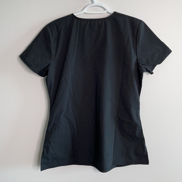 Scrubstar Stretch Mock Wrap Scrub Top - Picture 2 of 2